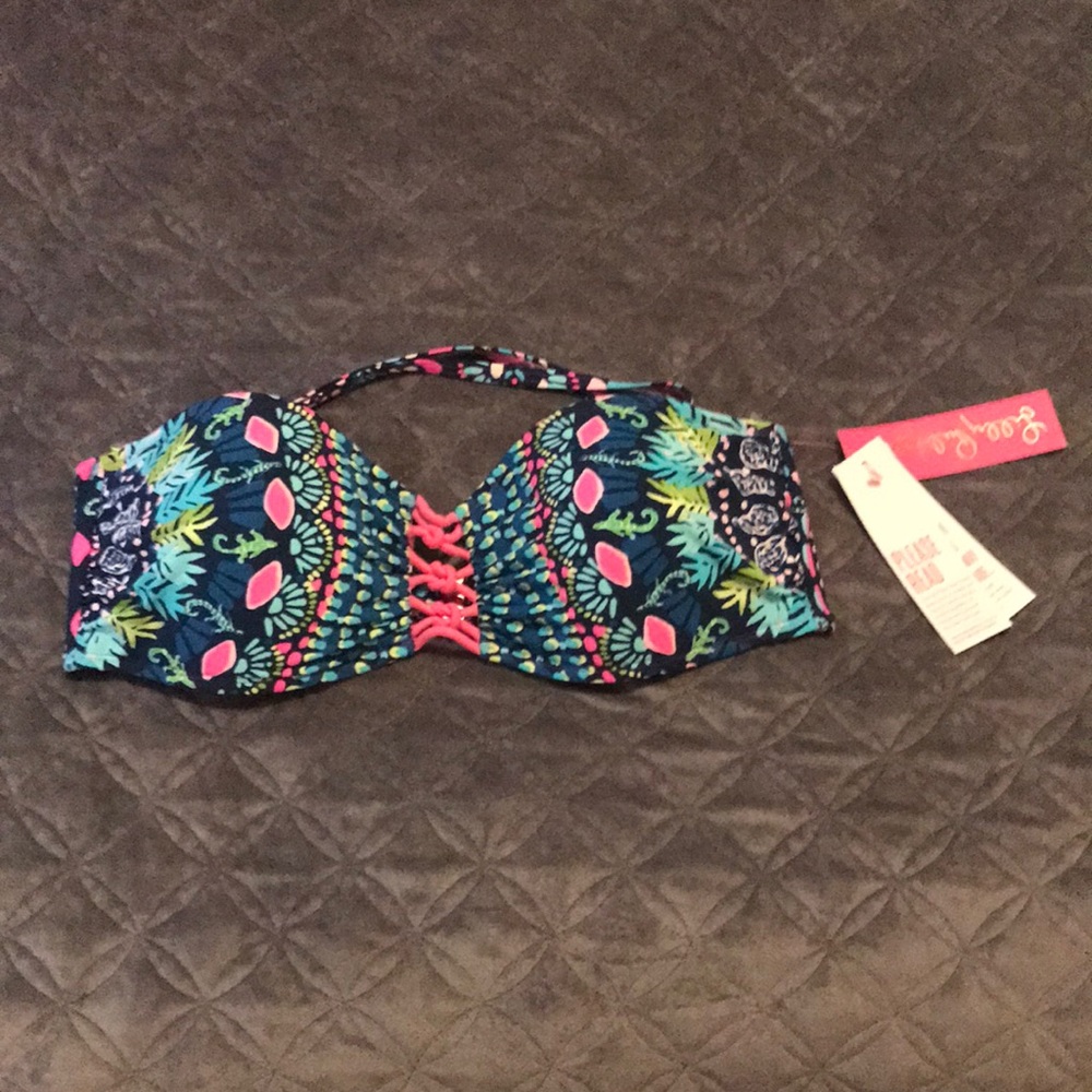NWT Lilly Pulitzer Swim Bikini Top Size 12